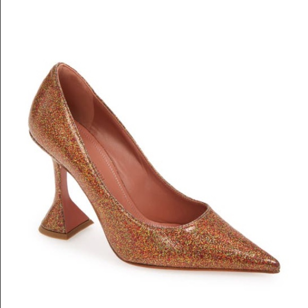 AminaMuaddi Glitter Sunkiss Ami Pointed Toe/Pumps